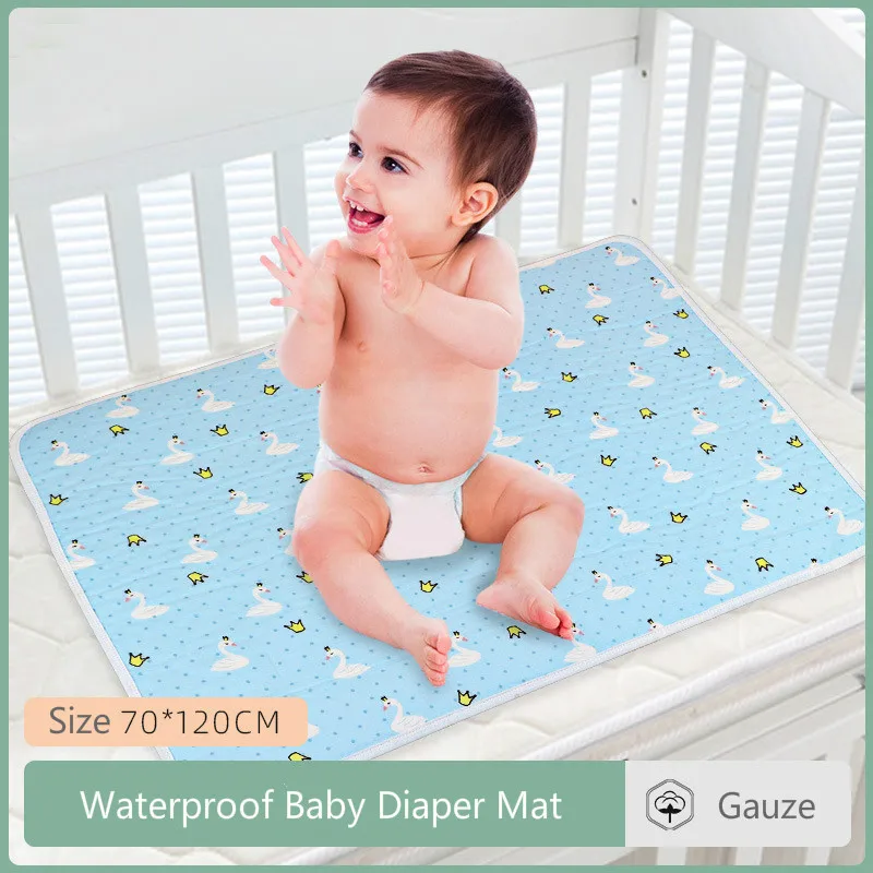 

Baby Mattress Changing Mat Newborn Kids Diaper Waterproof Infant Bedding Cover Soft Girl Boy Nappy Urine Pad Breathable 70*120CM
