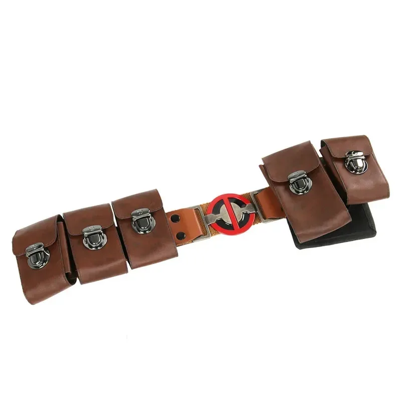 فيلم تأثيري ديدبول حزام هدية مشبك الحقيبة زي ريان رينولدز واد وينستون ويلسون أحزمة هالوين تأثيري الدعائم للكبار