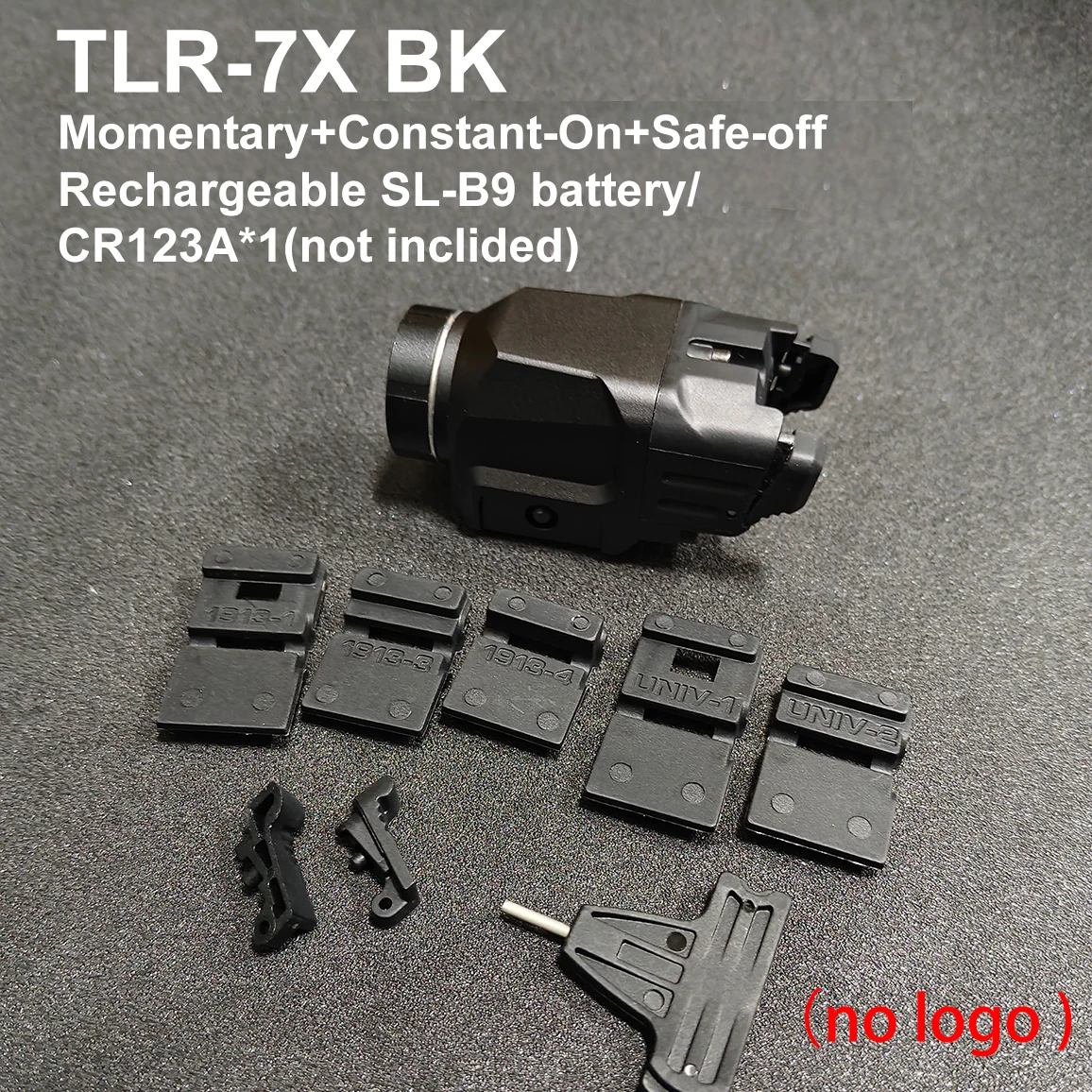 TLR 7 TLR 7X pistolet Scout lumière LED lampe de poche stroboscopique pour Airsoft G lock 17 Taurus Fit 20mm Rail 500 lumens batterie Rechargeable