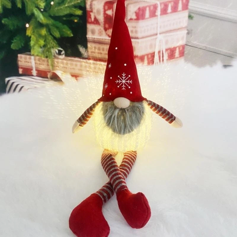 할로윈 그놈 인형용 얼굴 없는 할로윈 그놈 빛나는 할로윈 그놈 플러시 드워프 장식 인형 파 15UB용 얼굴 없는 플러시 인형