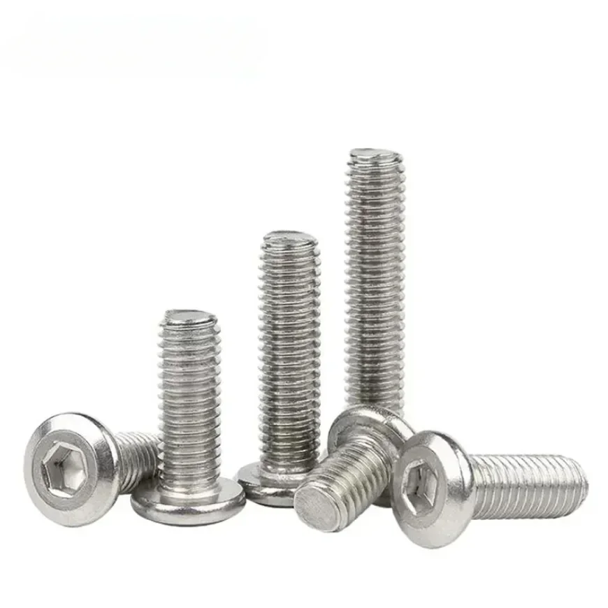 5/10/50X 304 In Acciaio Inox Grande Piatto Esagonale Esagono Incassato Testa Allen Mobili Rivetto Vite Connettore Comune Bullone M3 M4 M5 M6 M8