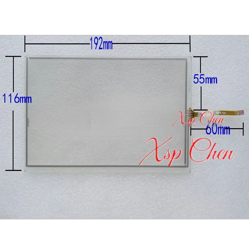 Imagem -03 - Display Lcd de Tela 192*117 mm Painel Toque Digitador Hsd080idw1-c01 Hsd080idw1-a00 Hsd080idw1-c00 Hsd080idw1