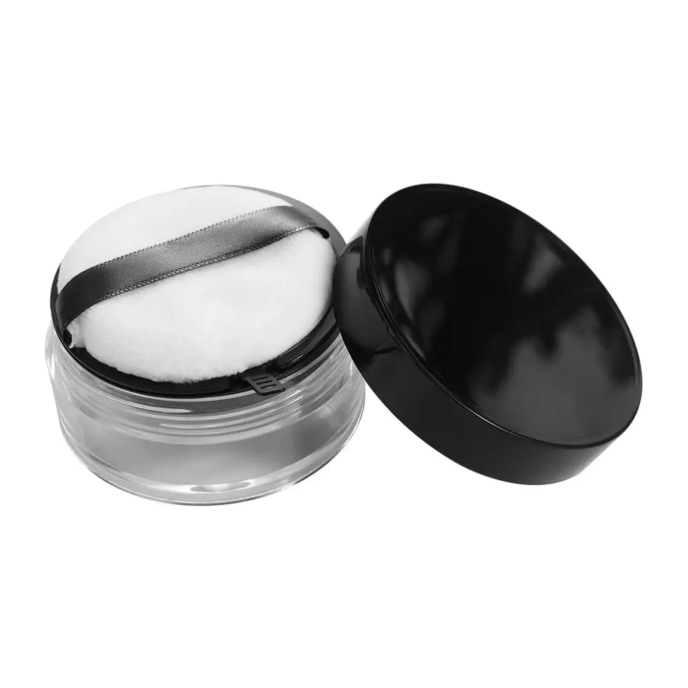 

Sieve Sifter Powdery Cake Box Portable Travel Makeup Jar Loose Powder Pot Plastic Cosmetic Container Empty Powder Case