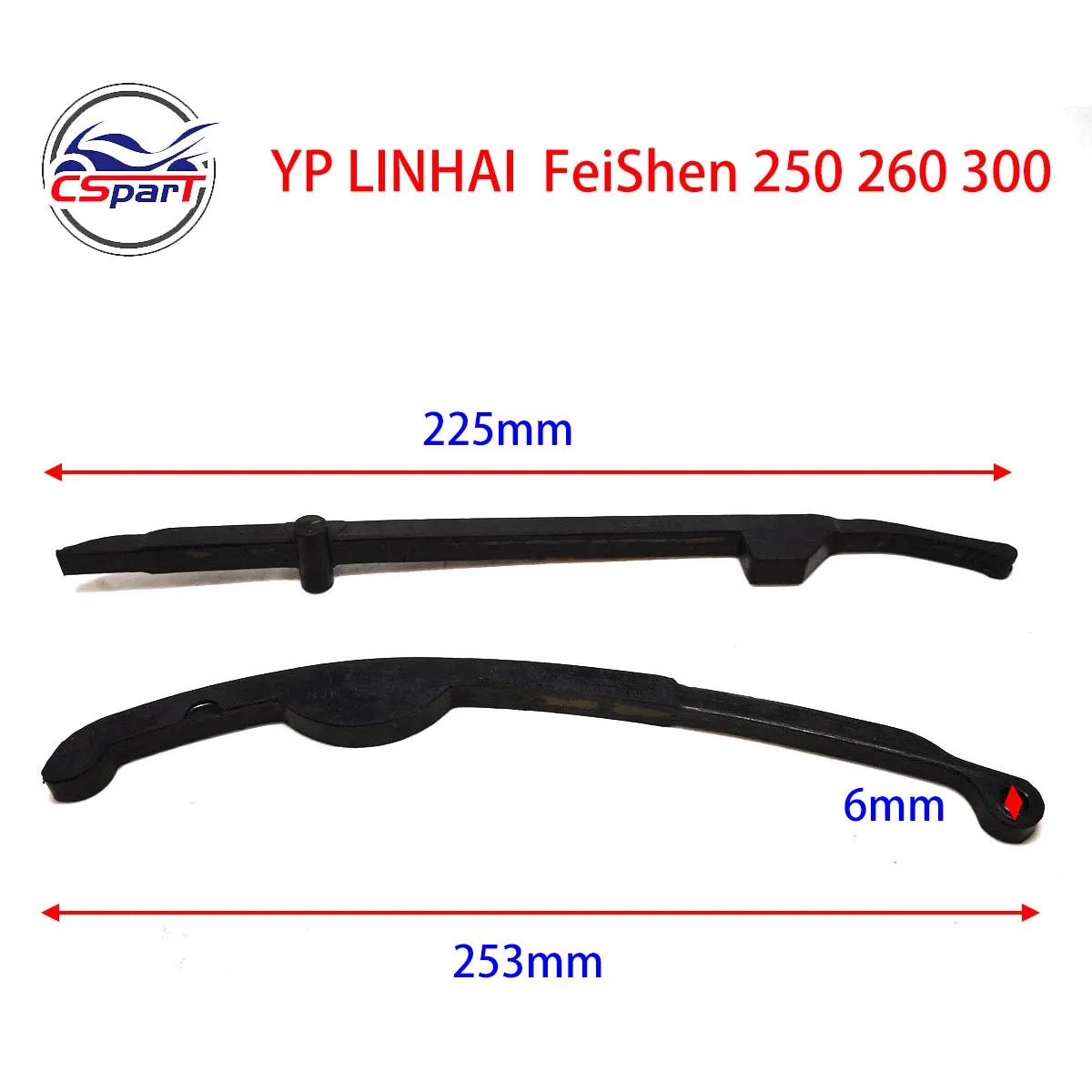 

Cam Chain Guide Set for Buyang Feishen FA D300 H300 G300 Majesty YP250 169MM Linhai 170MM 173MN VOG 250 257 260 300cc ATV300