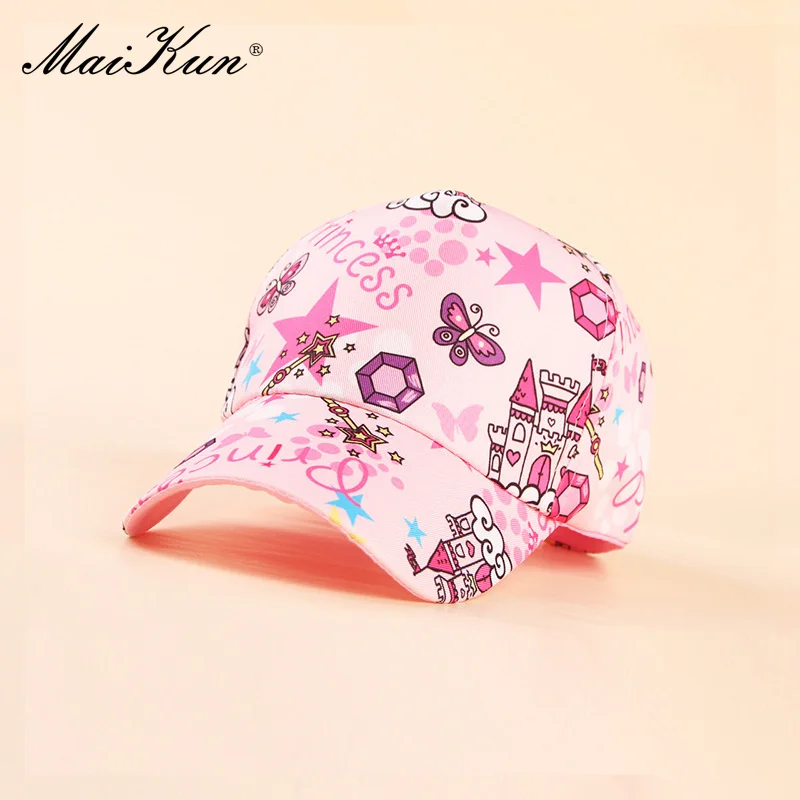 

Maikun Cartoon Print Children's Hats For Boys And Girls Adjustable Baseball Caps