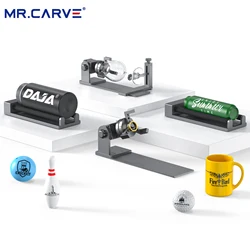 Cylindrical Object 360 ℃ Rotary Carving R5 Rotary Axis and RF1 Rotary Fixture  for DAJA D2/D3/M1/S4