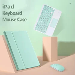 2025 New IPad 11th Case Mouse Touch Keyboard Case for Apple IPad 11th Generation 11inch A16 2025 Funda Shockproof Tablet Cover