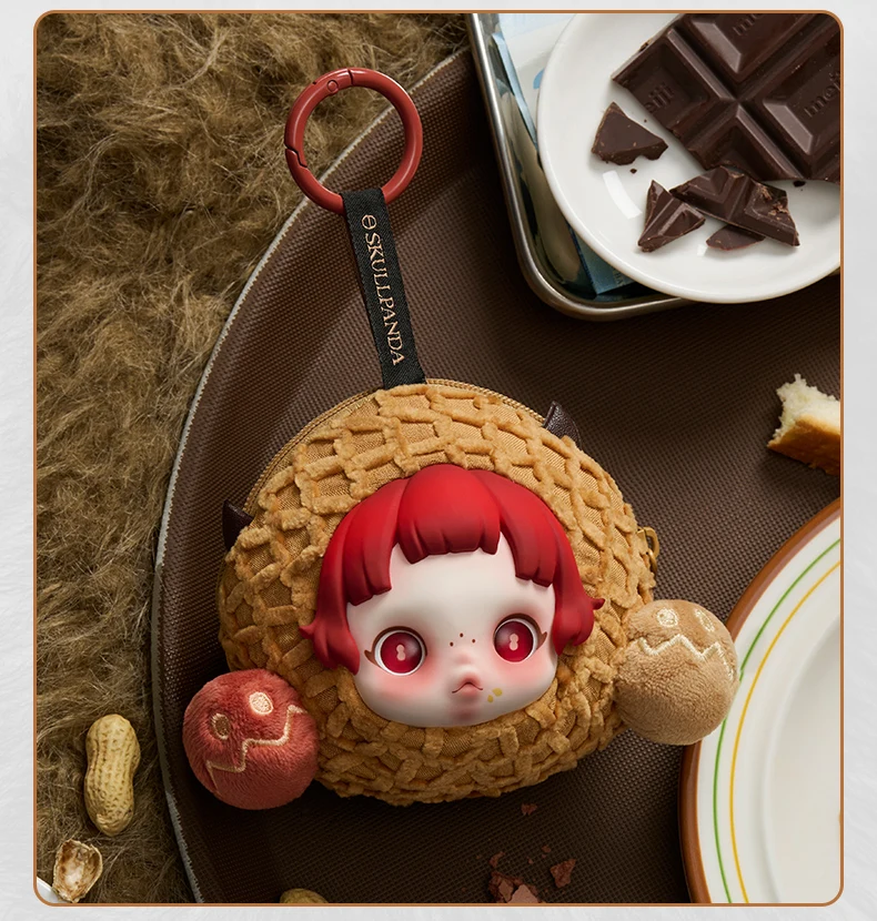 

Authentic POP MART SKULLPANDA Sleepless Theater Series Earphone Case Peripheral Pendant Gift Surprise Mystery Blind Box Toy Doll