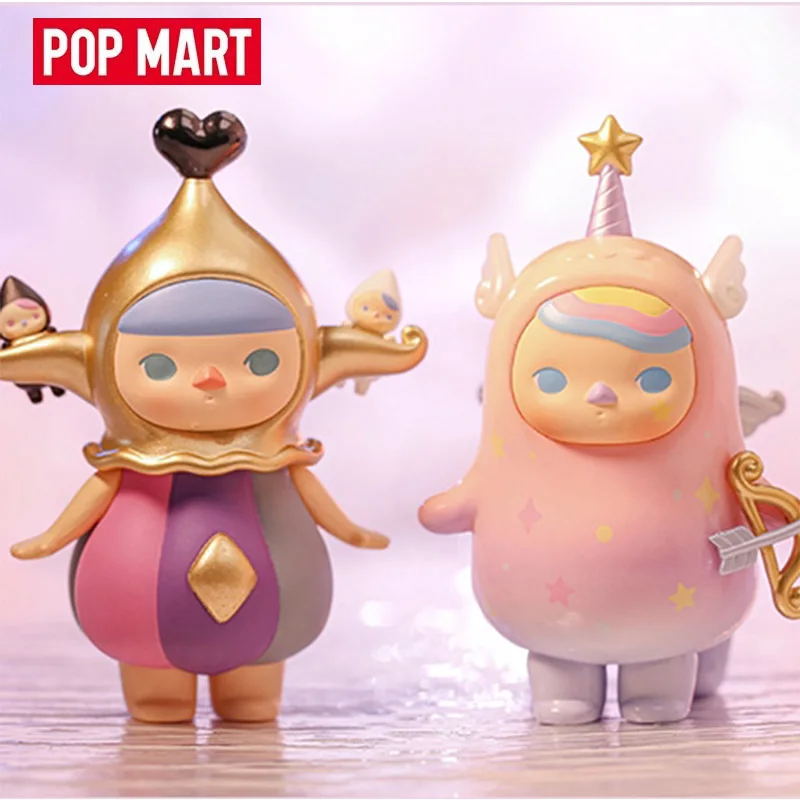 Pop Mart Pucky Elf Constellation Series Blind Box Guess Bag Mystery Box Toys Doll Cute Anime Figure Ornaments Gift Collection