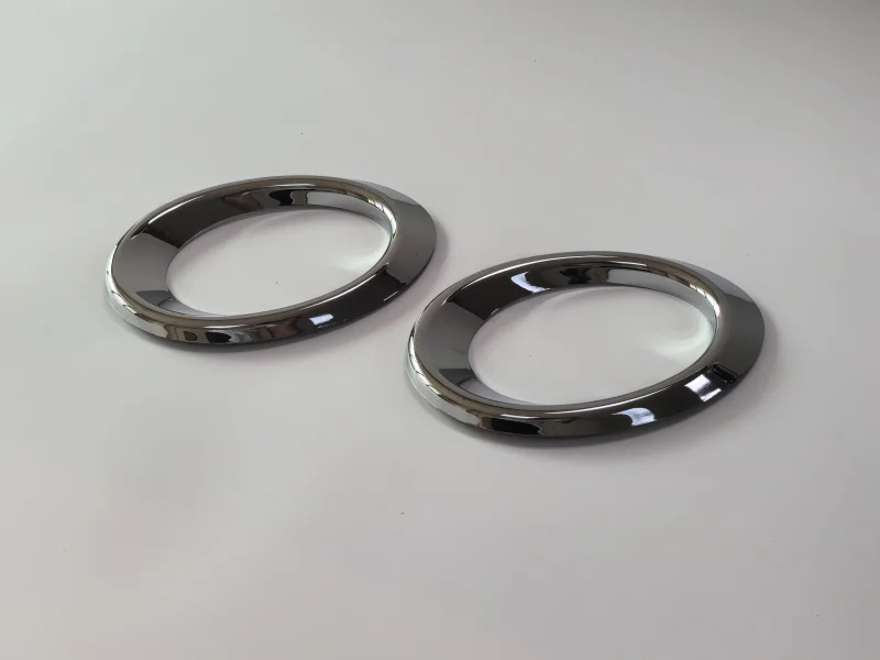 ABS Chrome Front Fog Light Frame Cover Bezel Trim for Audi Q5 2009-2012 4