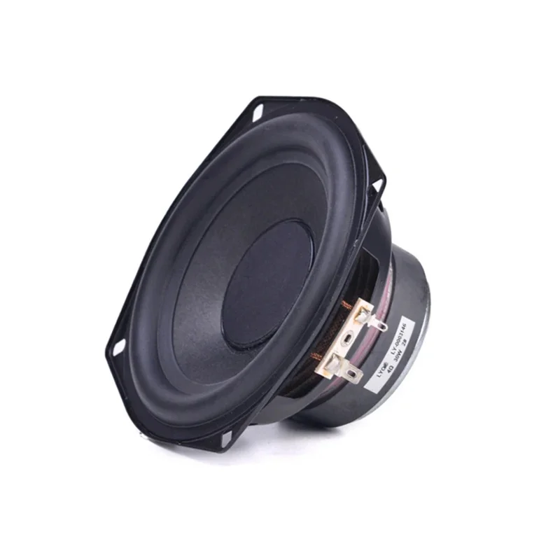 

1pcs 5.25 Inch Subwoofer Sound Speaker Driver 4 Ohm 30W Curved Rubber Edge External Magnetic Woofer Music Loudspeaker