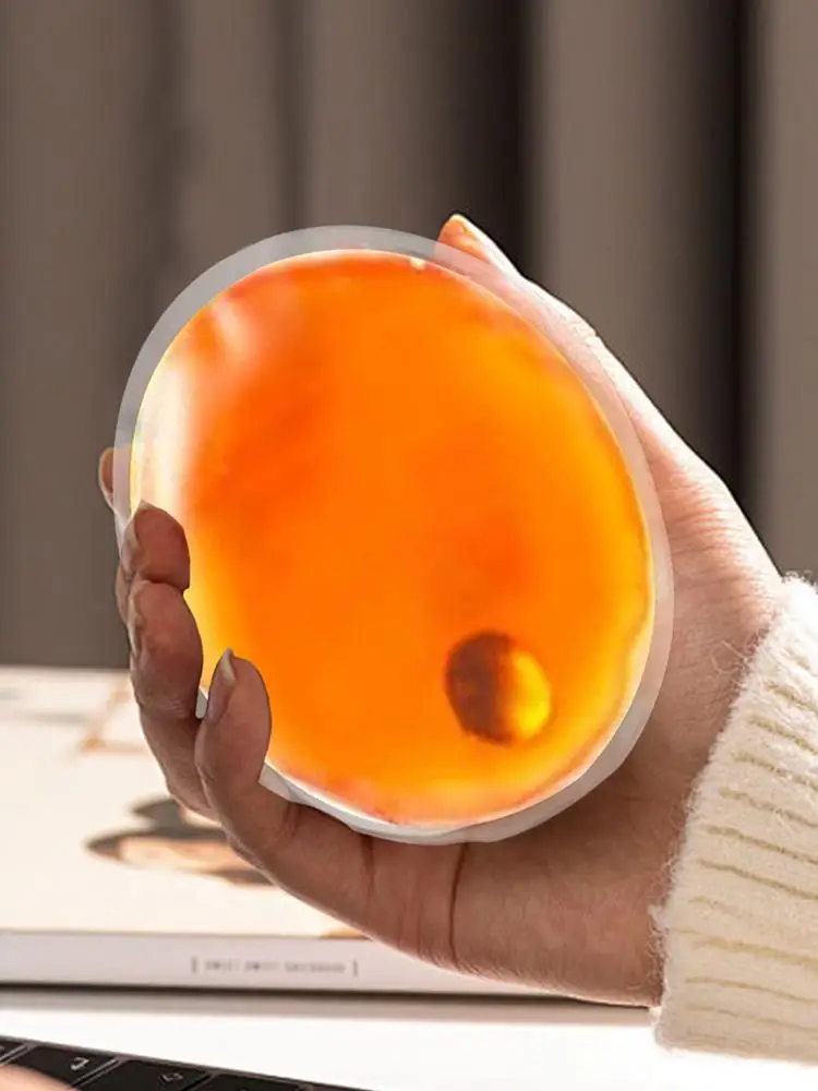 Reusable Winter Round And SquareSnaps Hand Warmers Boil PVC Heating Pack Small Gel Pouch Long-lasting Warmth Heat Warming Tool