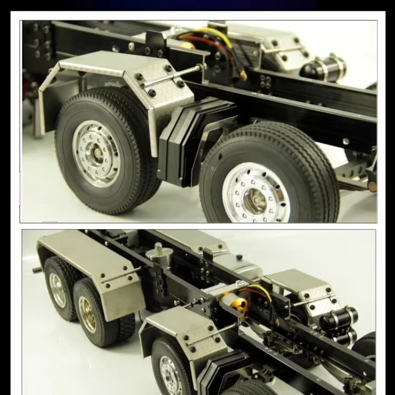 Garde-boue antidérapant en acier inoxydable pour camion RC Tamiya, camion benne basculante, SCANIA, R620, VOLVO 1/14, ACTROS, BENZ 750, voiture modèle MAN, dépanneuse, 3363