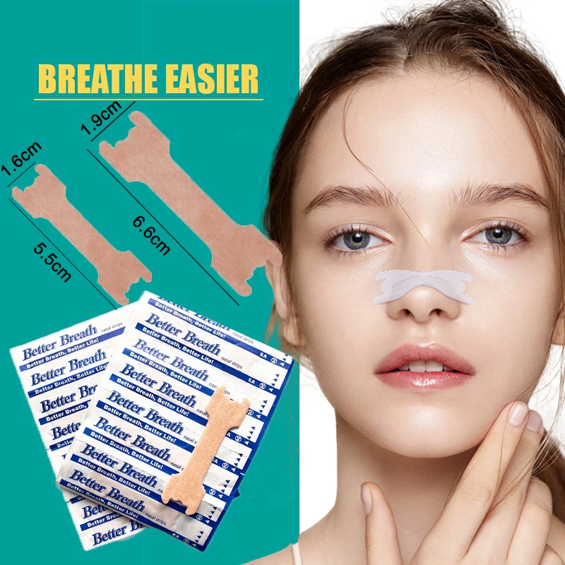 Breath Nasal Strips Right Aid Stop Snoring Nose Patch Good Sleeping Clear Pad Product Easier Better Breathe Sleep Aid Device