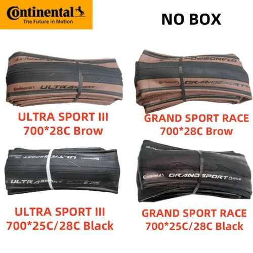 Neumático de carretera Continental ULTRA Sport II III y GRAND Sport Race & Extra 700× 23C /25C/28C Neumático de grava plegable para bicicleta de carretera