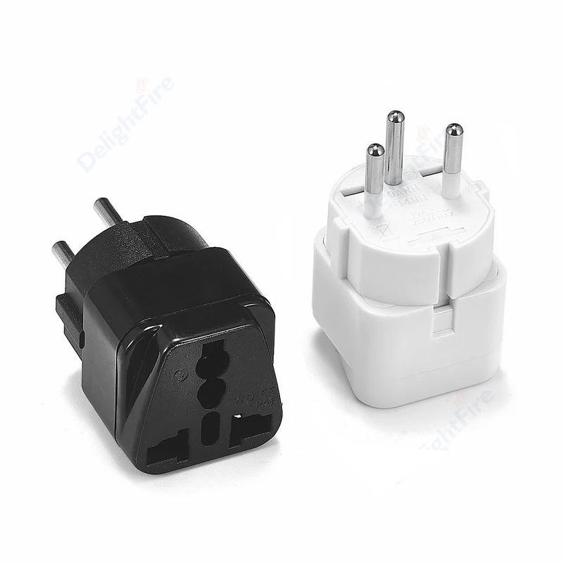 Israel Plug Adapter Universal AU US EU To Israel Electrical Socket Palestine Travel Adapter Converter Power Adapter AC Outlets