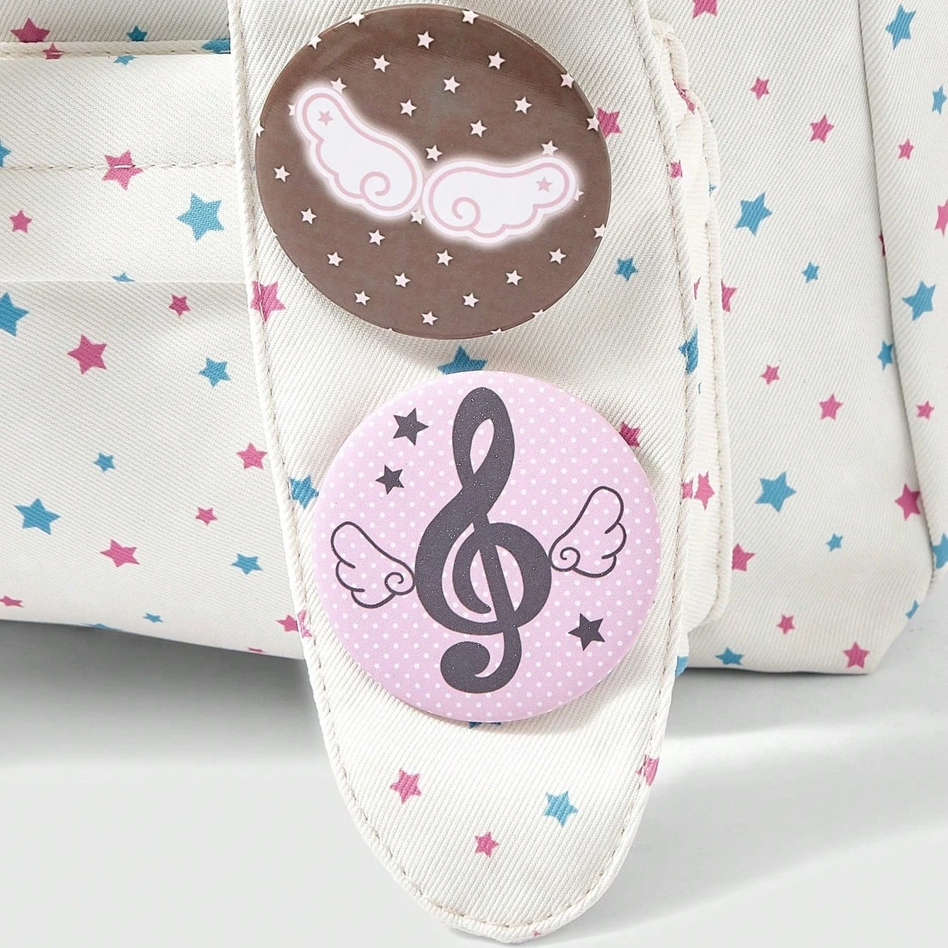 Ransel bergaya preppy sederhan - Embroidery Simple ulasan dan harga