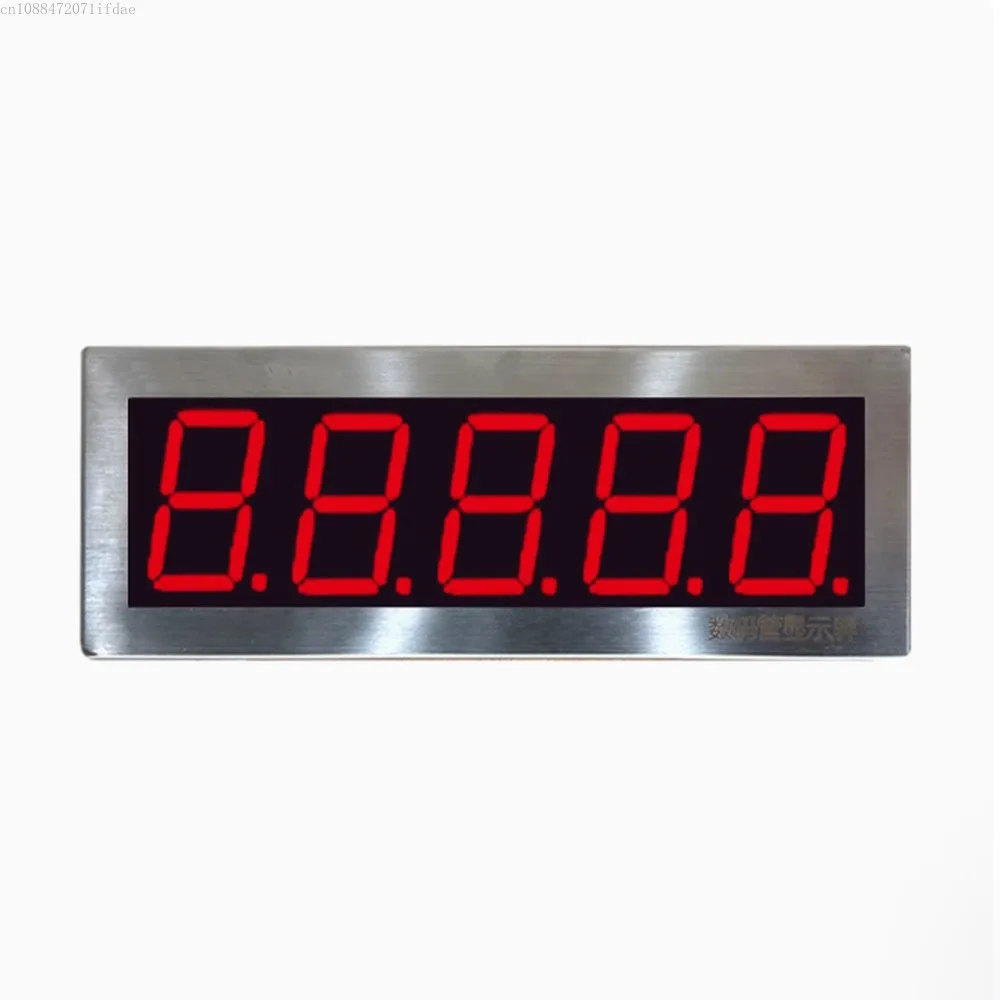 Taidacent 0-5V 0-10V 4-20mA RS485 Modbus 4/5 Digits 2.3/3 Inch Digital Display Meter Industrial Serial PLC Led Display Panel