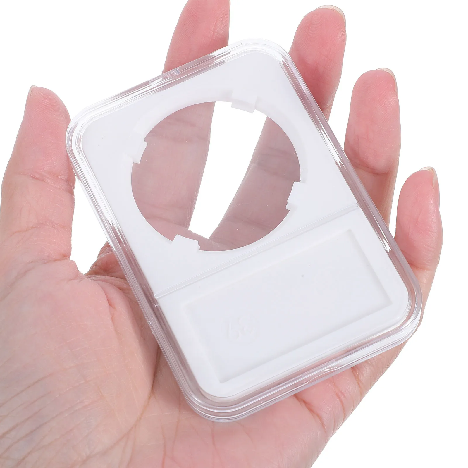 Organizador de almacenamiento de monedas de plástico, 10 Uds., para todas las monedas, vitrina de monedas fácil de usar, suministros de recolección imprescindibles