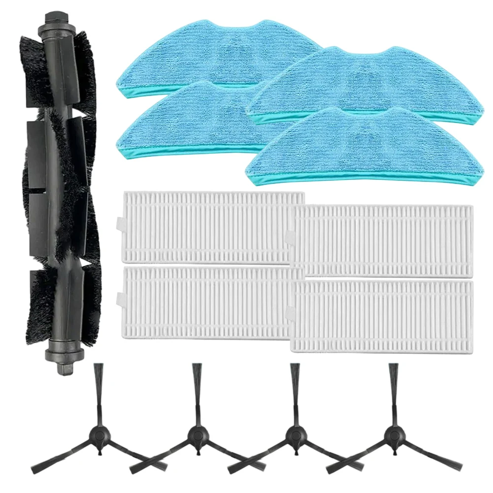 Main Side Brush Filter Mop Cloth Kit For Compatible For Homerun 2000 Series XU2000/20, XU2100/10, XU2100/20 Vacuum Cleaner Parts
