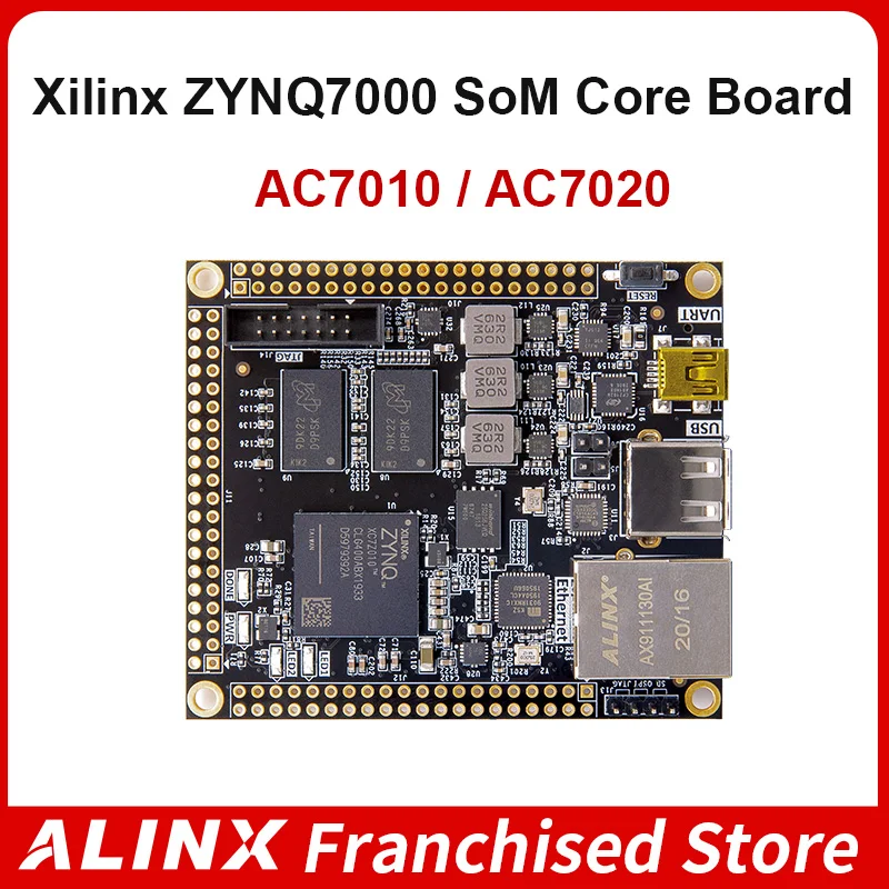 ALINX SoM AC7010 AC7020 XILINX Zynq-7000 SoC XC7Z010 XC7Z020 ZYNQ ARM 7010 7020 Technologie de qualité industrielle