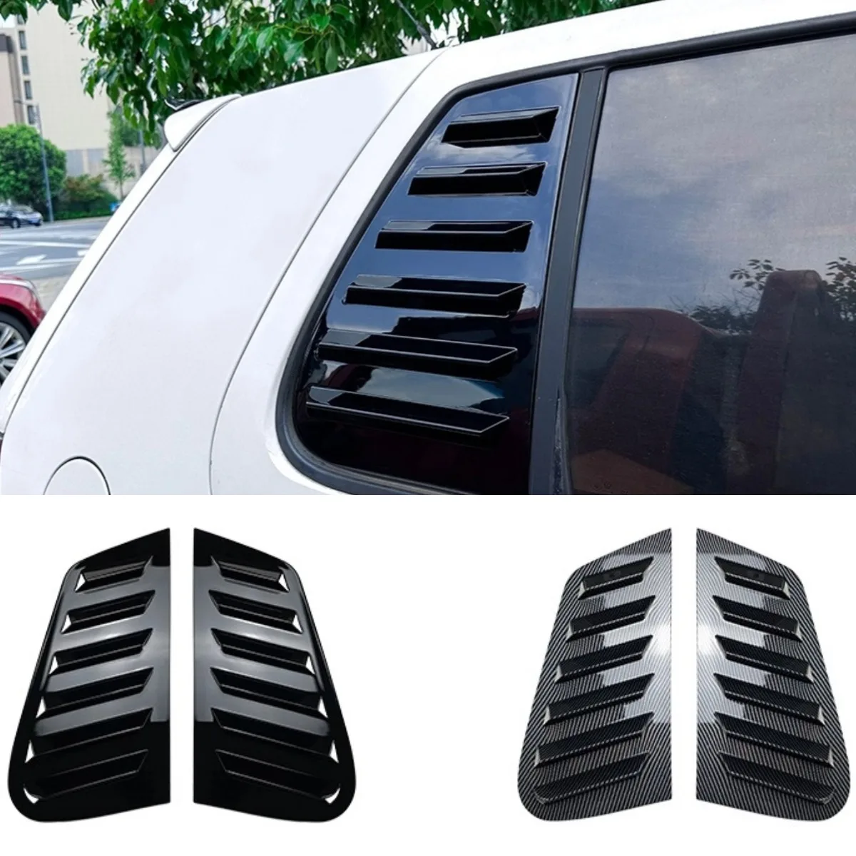 

Для Volkswagen Golf MK4 1997-2006 комплекты для стайлинга задняя четверть панель окна автомобиля боковое заднее окно жалюзи крышка кузова комплект