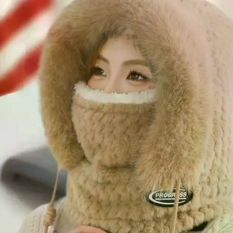 بسيطة بلون الدراجات يندبروف قبعة سميكة الرقبة أدفأ الأذن حماية قبعة الدفء يندبروف الشتاء قبعة وشاح مجموعة #1