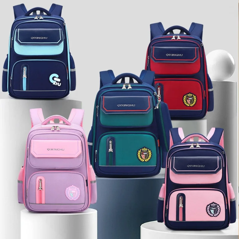 Primary Girl Boy Fashion Cool Simple Large Capacity Backpacks 2022 New Children Korean Style Breathable Schoolbags All-match Hot