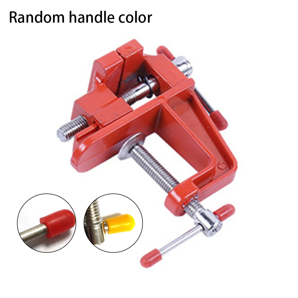 Mini Bench Vise Table Clamp Screw DIY Craft Mold Fixed Repair Tool Plier Jewelry Make Electronics Small Hobby Workbench Portable