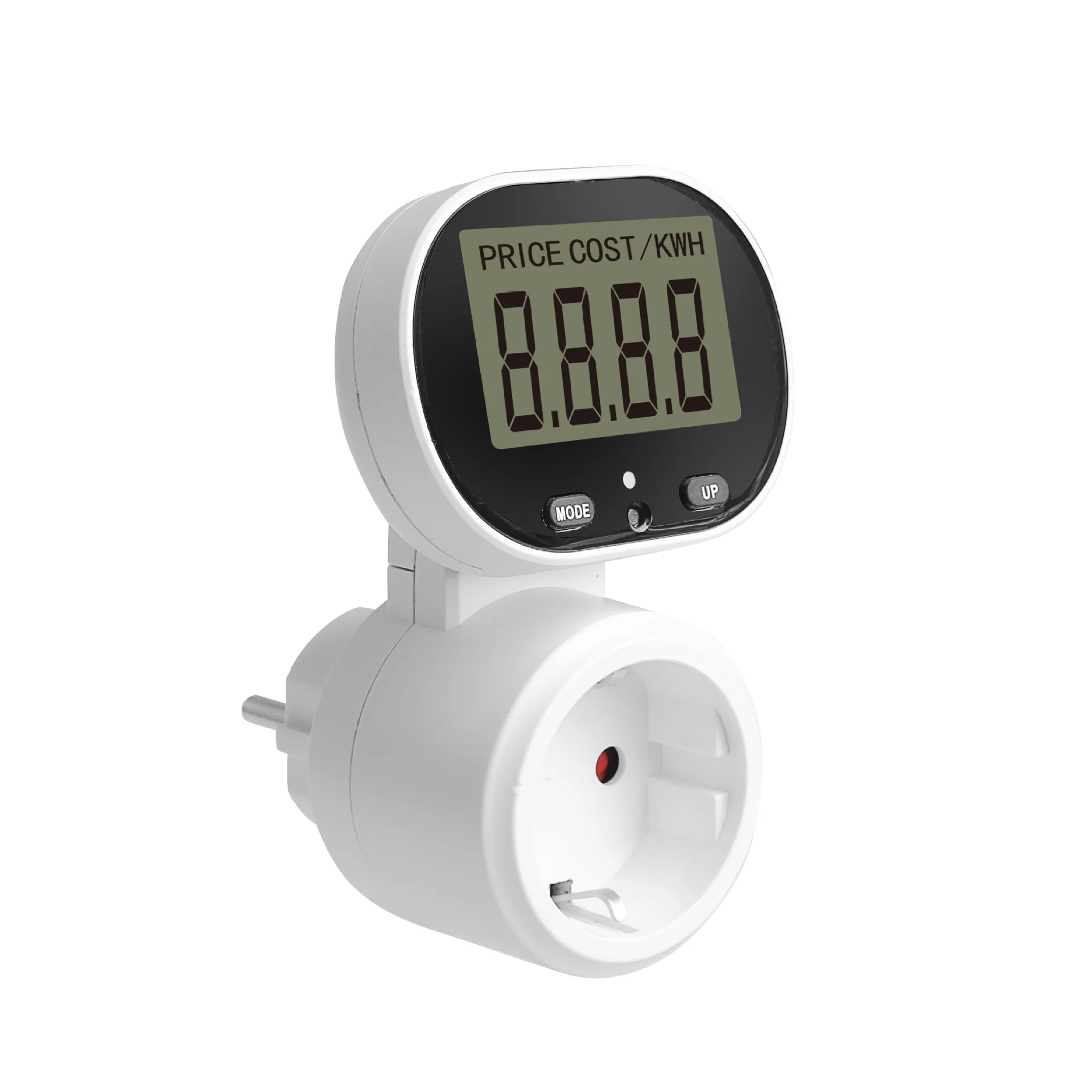 Imagem -06 - Medidor de Energia Digital Wattmeter 45 ° Rotativo Grande Lcd Power Metering Soquete Medidor de Consumo de Eletricidade Testador de Potência 3680w