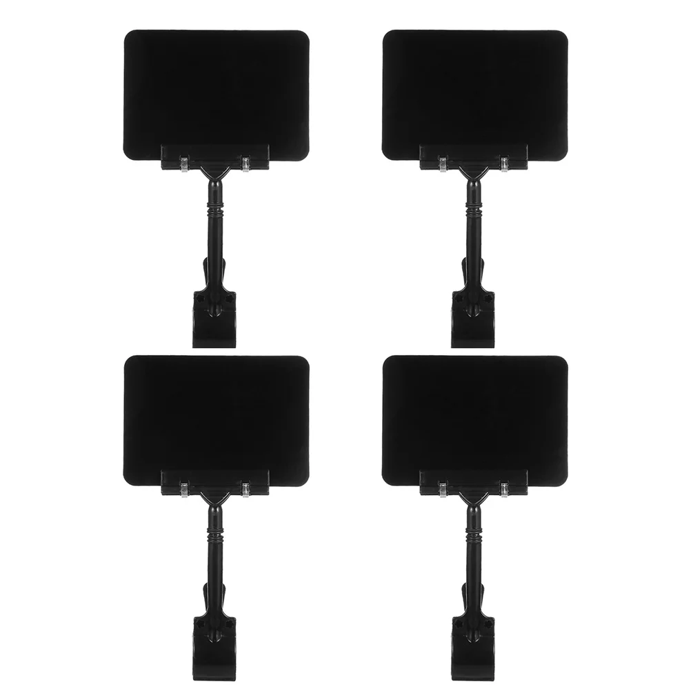 

4Pcs Price Tag Holder Clip Type ABS Display Stand Practical for Supermarkets Retail Fruit Vegetable Advertising Sign