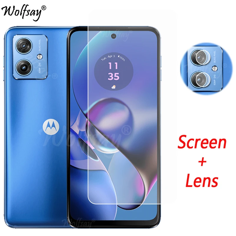 Camera Lens Protector For Motorola Moto G64 Screen Protector Tempered Glass Moto G64 G54 G34 G24 G04S Glass For Moto G64 Glass