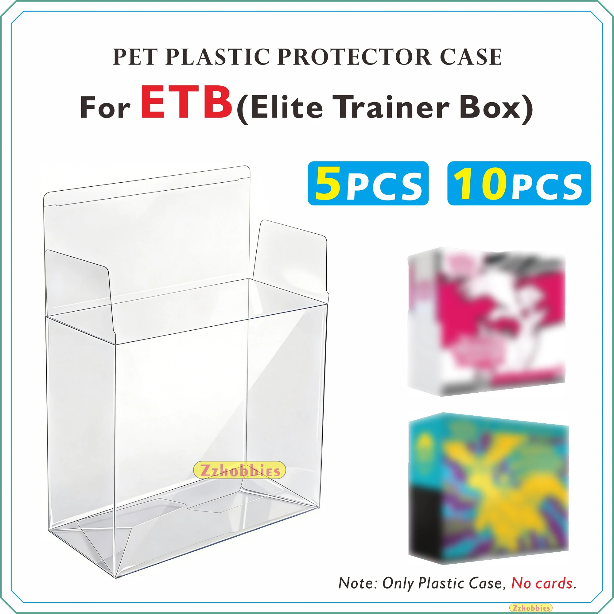 5/10 pièces PET Elite formateur boîte protecteurs vitrine transparente-boîtier ETB d'épaisseur 0.45mm Compatible avec les boîtes d'entraînement Elite
