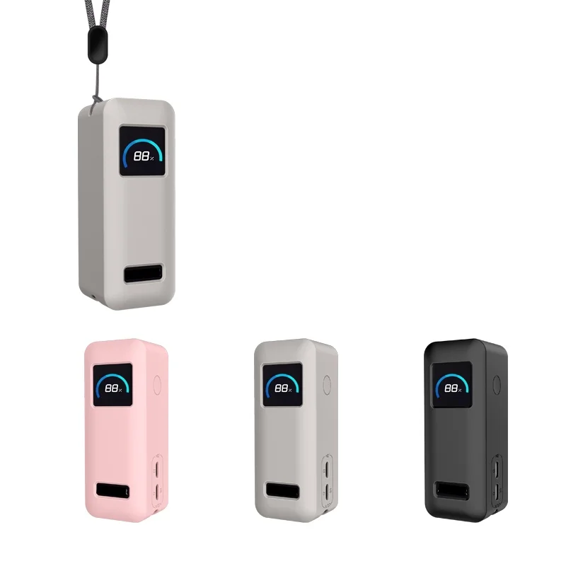 

Portable Silicone Case For Anker Prime 9600mAH 65W Power Bank Charger Protective Case Travel Carrying Case Charger Storage Bag