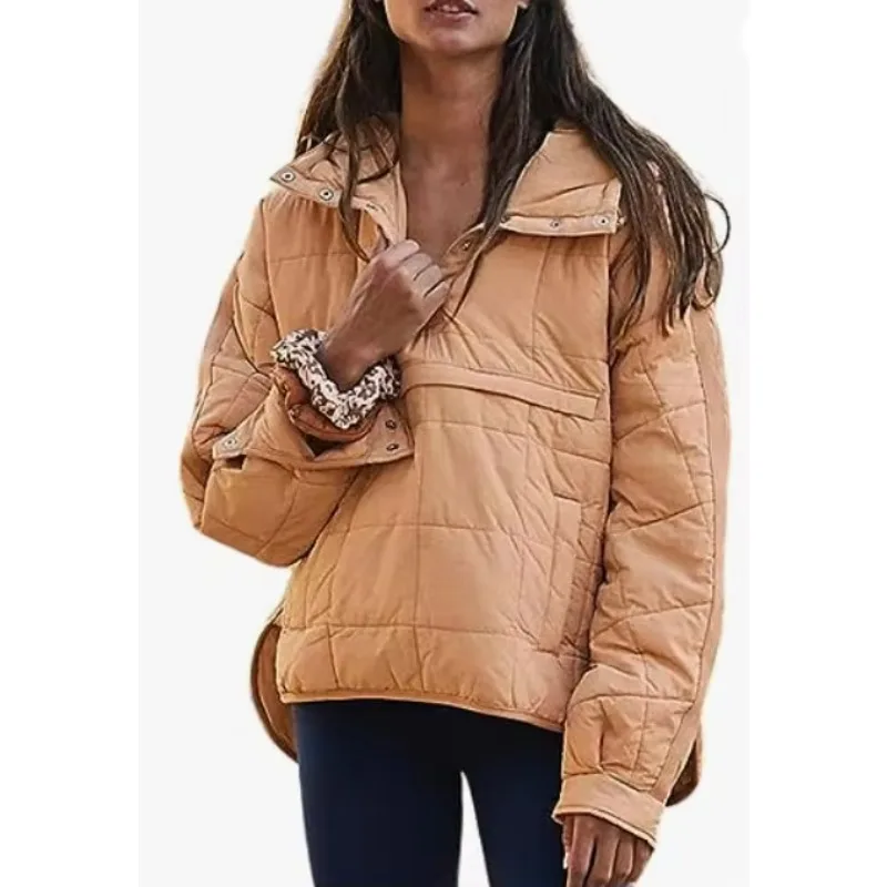 無地コットン服 レディース 新作 カジュアル ファッション ゆったり 長袖 プルオーバー パーカー ラウンドヘム トップス フーディー