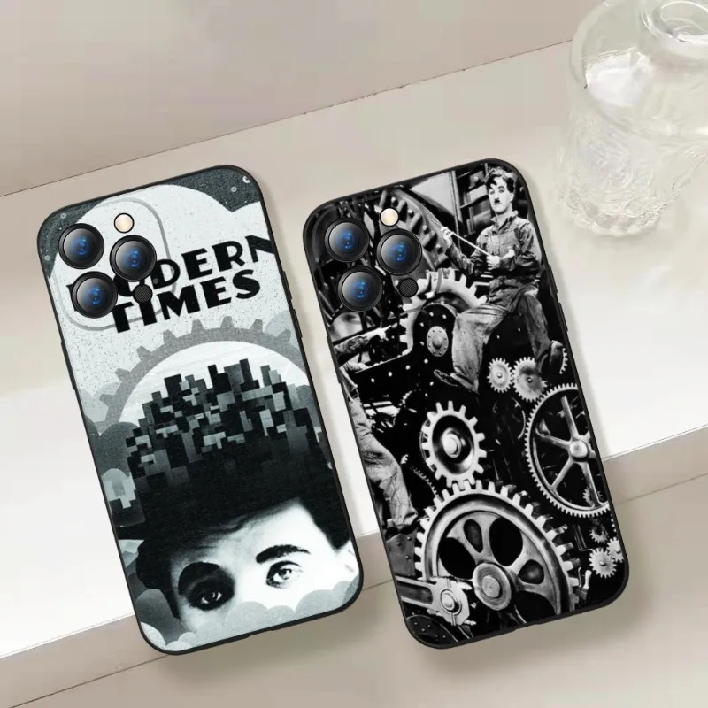 THE CHAPLIN  Phone Case For Iphone 15 14 12 11 13 Pro Max XR 7 8 14 15 plus Soft Phone Covers