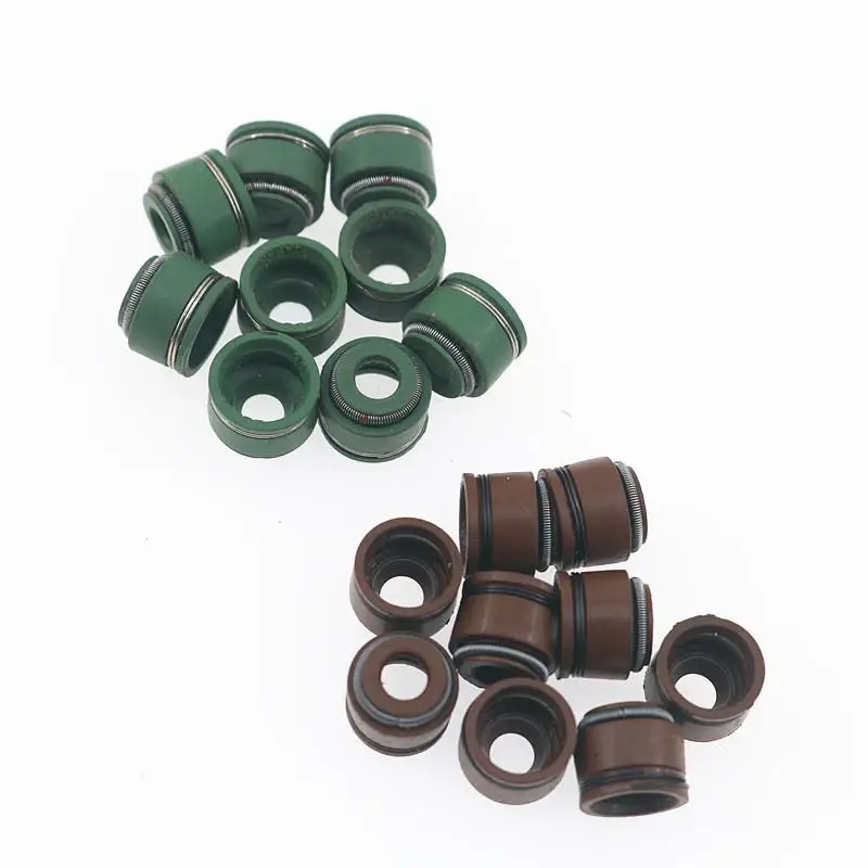 10Pcs Valve Oil Seals for CG125 CG150 YP250 GS 150cc 125cc 200cc JH70 GY6 Engine Seal Kit for Performance Enhancement