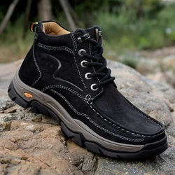 Hot Selling Men's Oxford Shoes Europe America High-quality Soles Men's Leather Casual Shoes Winter Mountaineering Boots