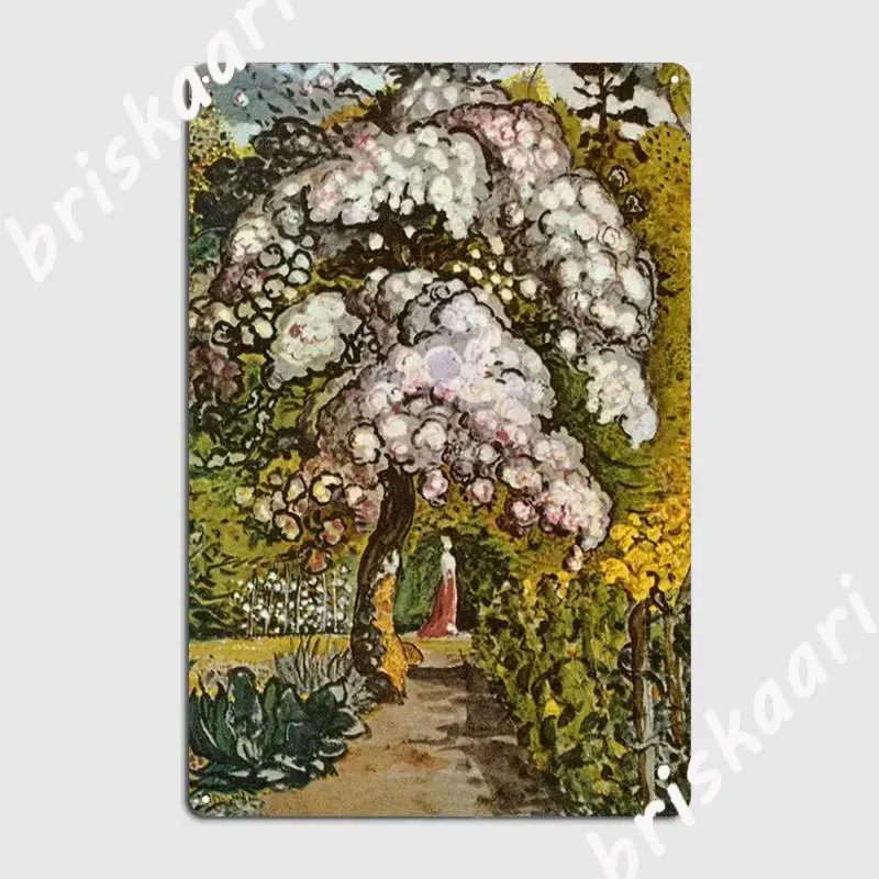 Vintage Samuel Palmer Garten In Shoreham C1818 Poster Metal Plaque Cinema Kitchen Wall Plaque Cinema Retro Tin Sign Poster