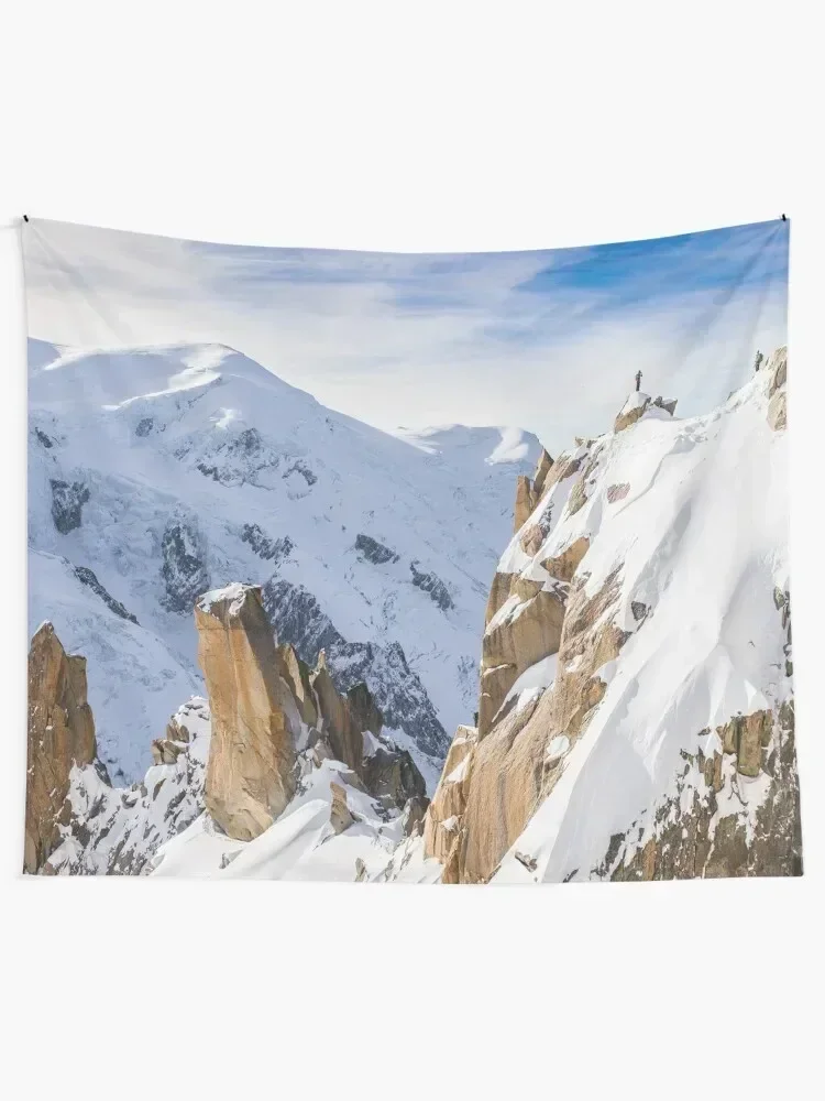 Chamonix Mountain Tapestry Bed Room Decoration Hanging Wall Aesthetic Room Decors Tapestry