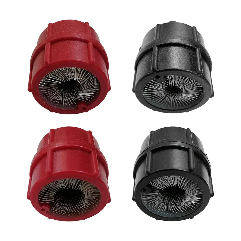 Battery Cleaning Tool Red Black Battery Terminal Cleaning Brush Rust Removal Polishing Tool For Battery Maintenance