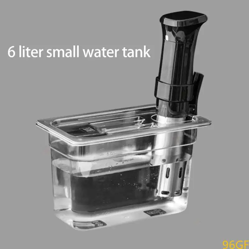 96GF درجة حرارة منخفضة ، دائرة طباخ بطيئة منخفضة ، خزان مياه بالفراغ بالفيديو مع غطاء