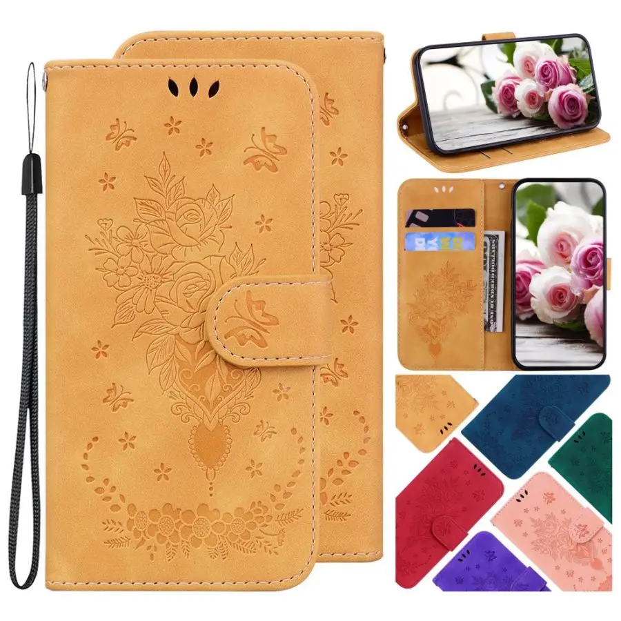 Leather Cases For OnePlus One Plus Nord N200 N100 N20 N10 CE2 CE 2 5G 10R 10 9 8 8T Pro Women Lady Wallet Stand Book Coque P26G