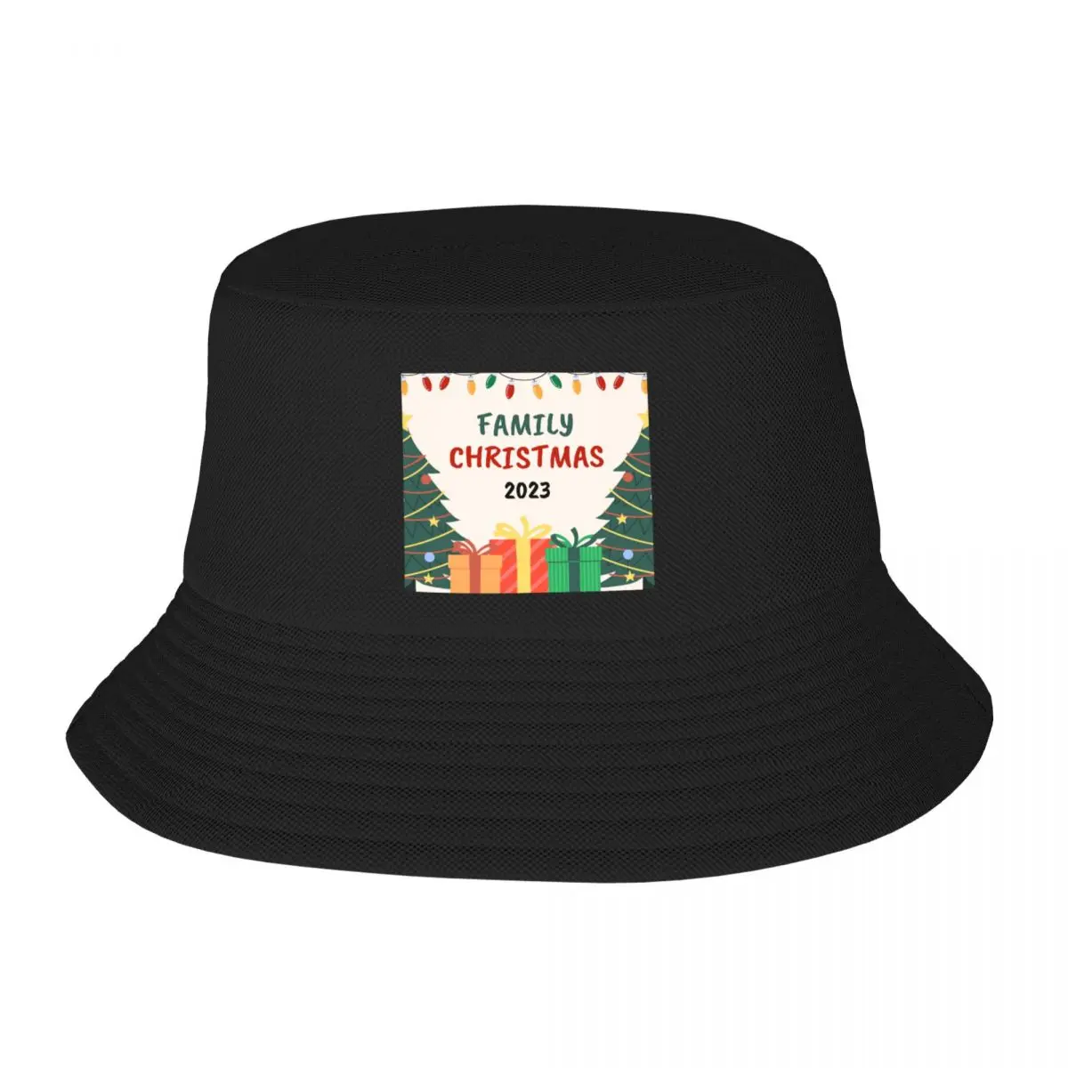 

Family Christmas 2023 Matching squad Bucket Hat Rave Designer Hat dad hat derby Hats For Men Women's