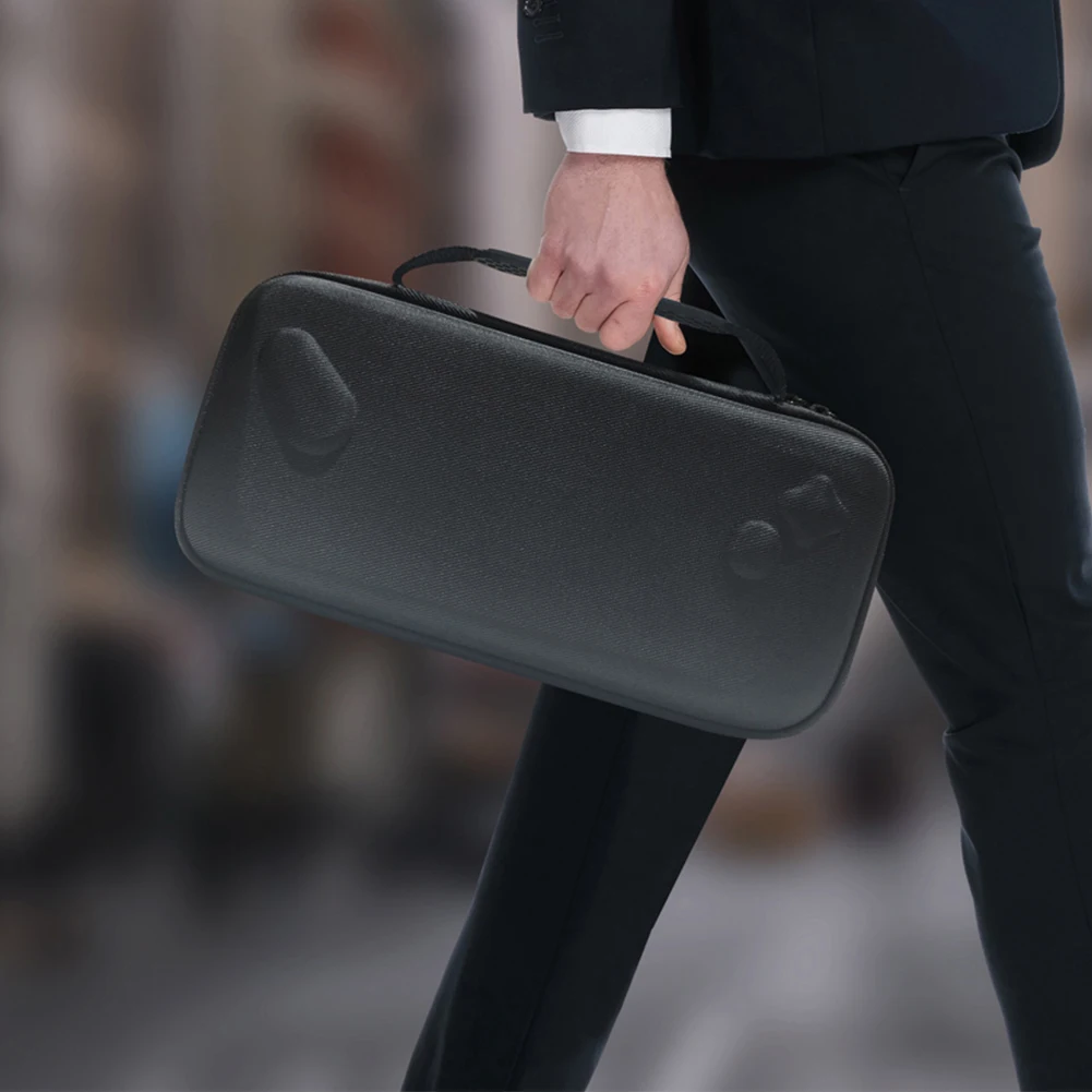 EVA Hard Carrying Case Anti-scratch Portable Storage Bag Shockproof Zipper Handbag with Mesh Pocket for Asus ROG Ally/ROG Ally X