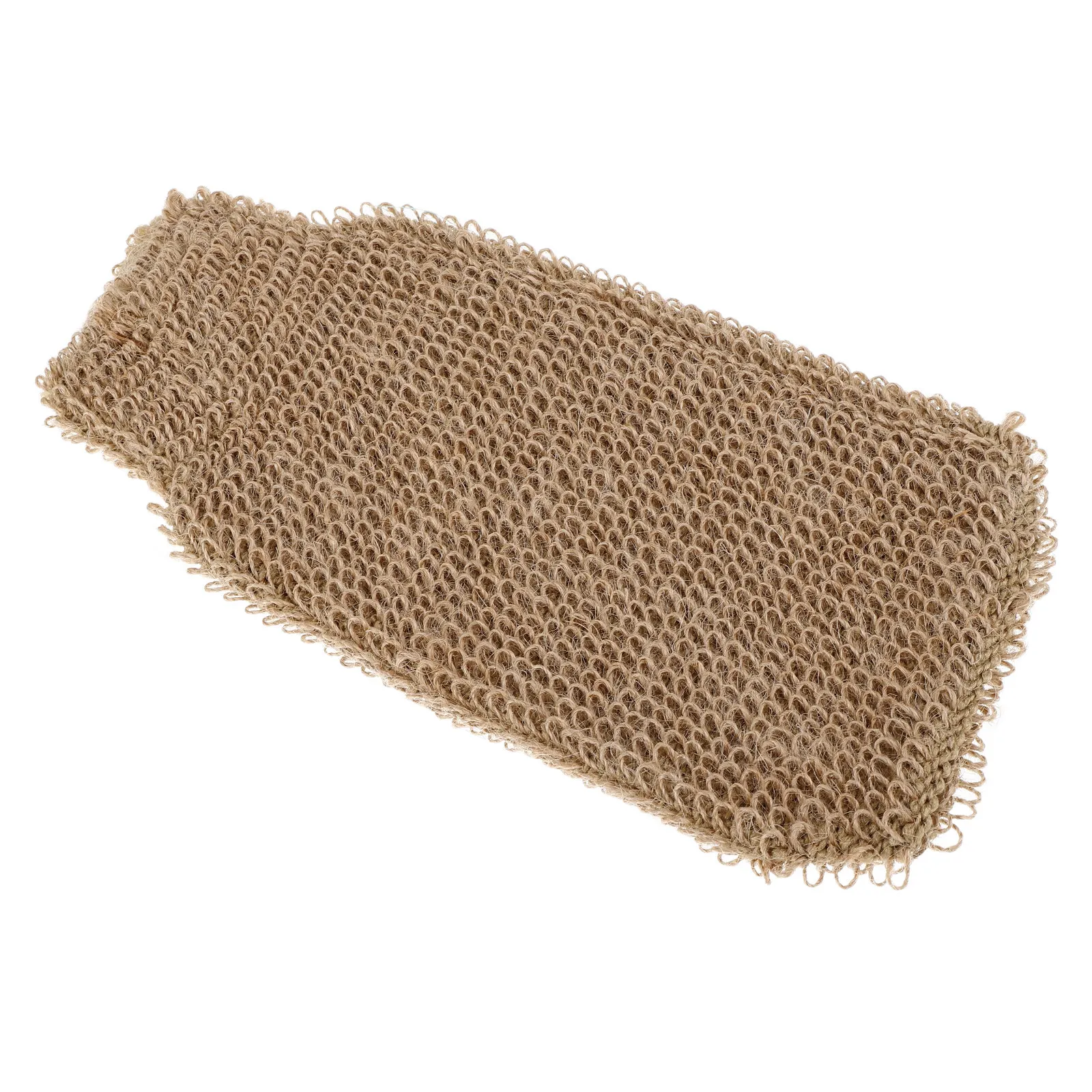 

Jute Exfoliating Bath Shower Gloves Mitts Full Coverage Scrub Mitt for Body Shower Scrubber Effective Dead Skin
