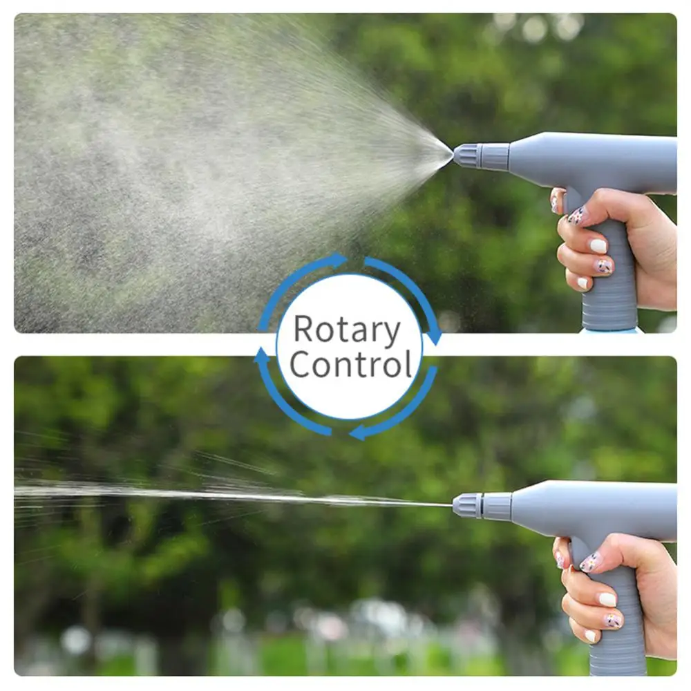 Electric Spray Bottle 1 Liter Automatic Plant Watering Can Gardening Watering Flower Water Universal Head Disinfection Sprayer