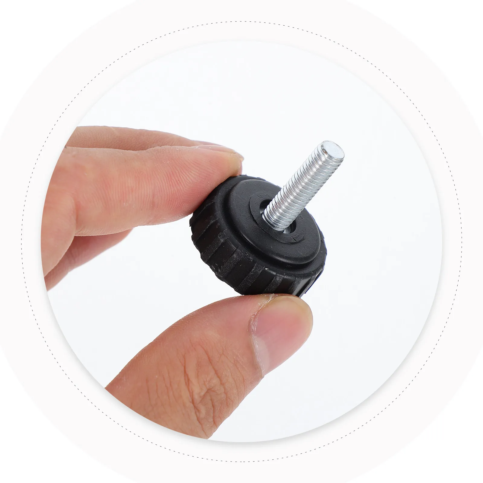 

12Pcs Adjustable Furniture Feet Pads Screw on Height Adjustable Anti Slip Floor Protectors for Table Chair Sofa Bed Cabinet