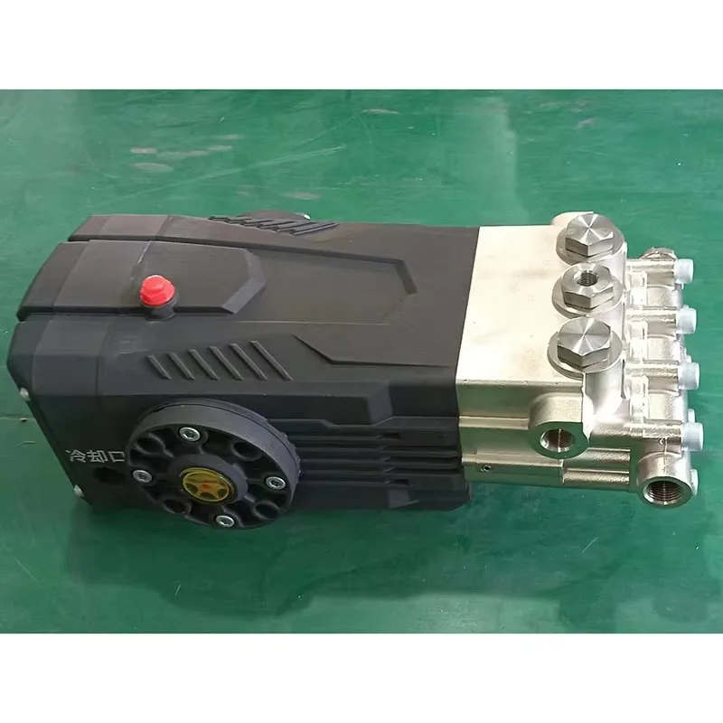30L 500BAR Triplex Plunger Pump Water Pump for Industrial High Pressure Cleaning NICKEL Plated 4