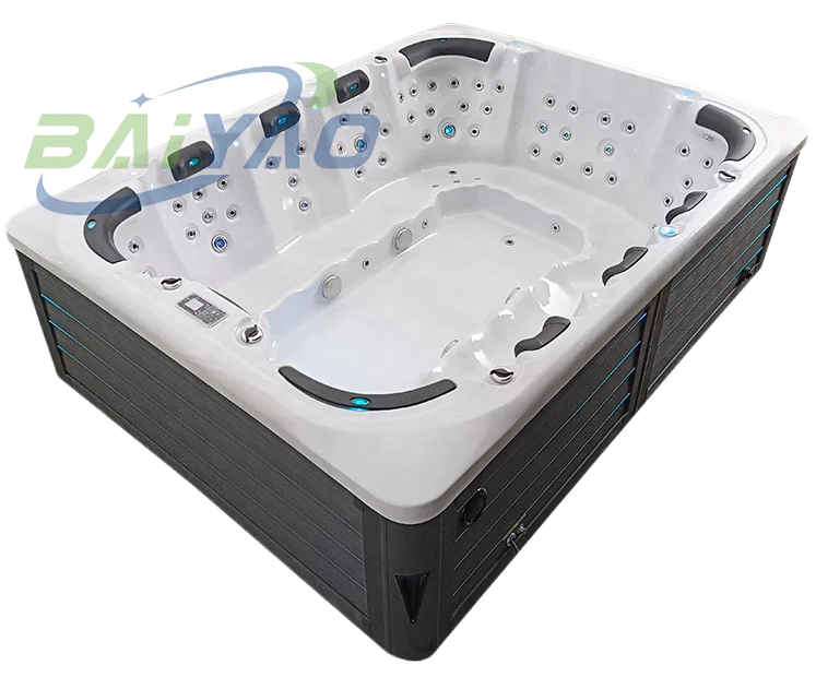

Luxury 12-Person Hot Tub With Deep Soaking Features Modern Design Outdoor For Jacuzzi For Hotels And Private Residences